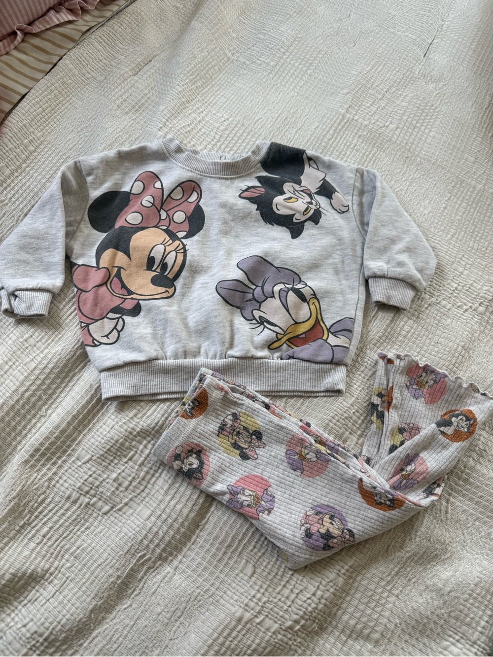 Disney sweater set- baby girl size 18mo